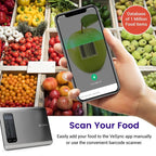 AI Smart Food Scale | 19 Nutrient Facts Auto Scan | Digital Calorie Counter for Meal Prep & Fitness | Compact Stainless Design