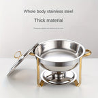 NOW! Stainless Steel Chafing Dish Buffet Set - Even Heat & Durable, Perfect for Holiday Gatherings and Parties