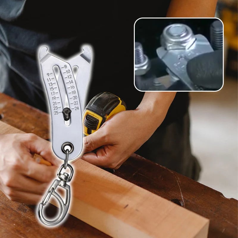 Nut & Bolt Head Size Gauge