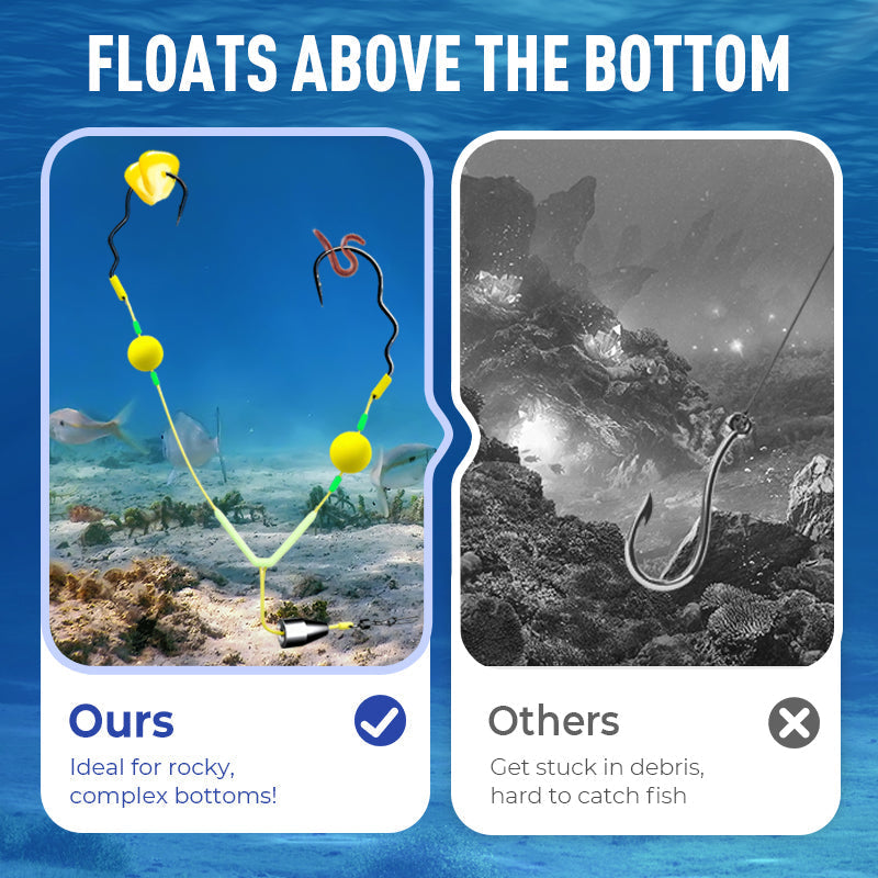 Reverse Bottom Fishing Rig Hook