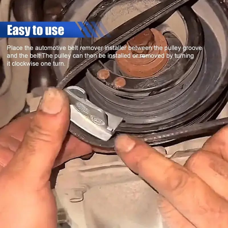 2PCS Stretch Belt Mate Kit - Serpentine Belt Removal & Install Tool