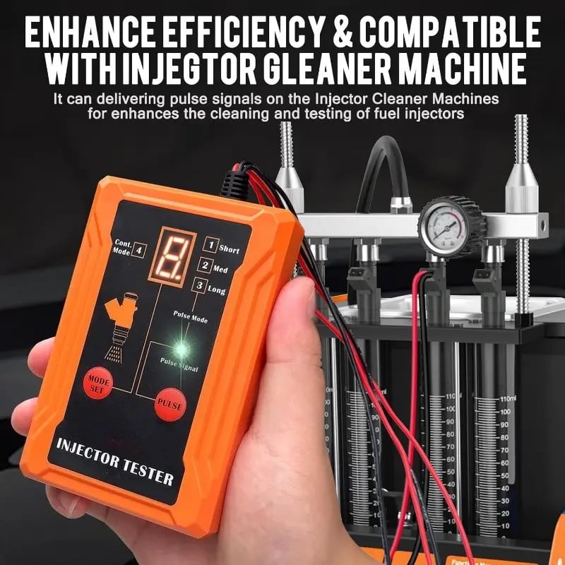 Universal Fuel Injector Tester 12V/5V 8 Modes 8 Adapters