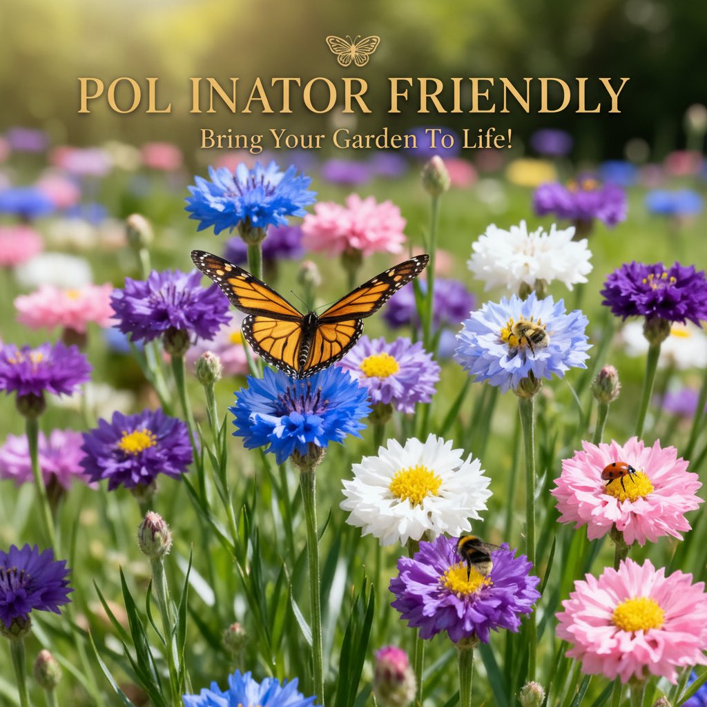 Premium Cornflower Seeds – The "Unstoppable" Wildflower That Grows Anywhere