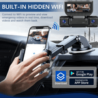 360° Car DVR WiFi 4Channels Dash Cam Video Recorder