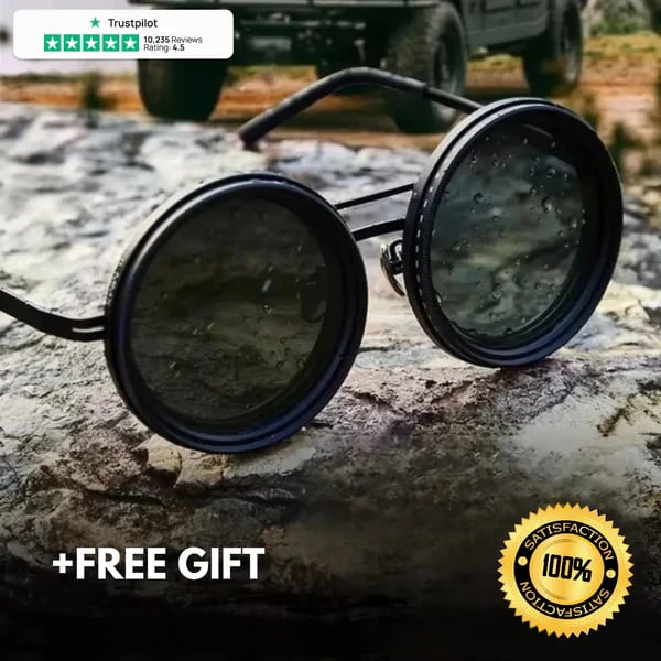 Adjustable Tint Polarized Round Sunglasses