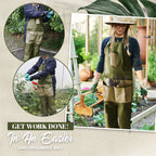 Gardening Multi Pockets Leg Protect Apron