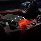 Portable Electric Car Heater Fan — 360° Rotation Fast Heating Window Fan Windshield Defogger