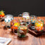 Transparent Double Glass Flower Tea Cup 350 ml