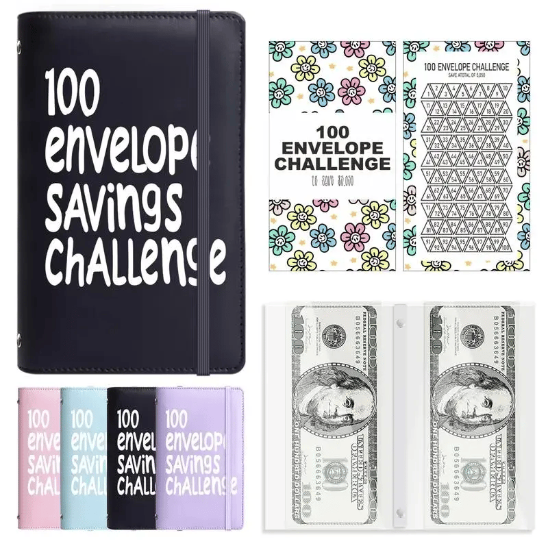 100 Envelope Savings Challenge Book