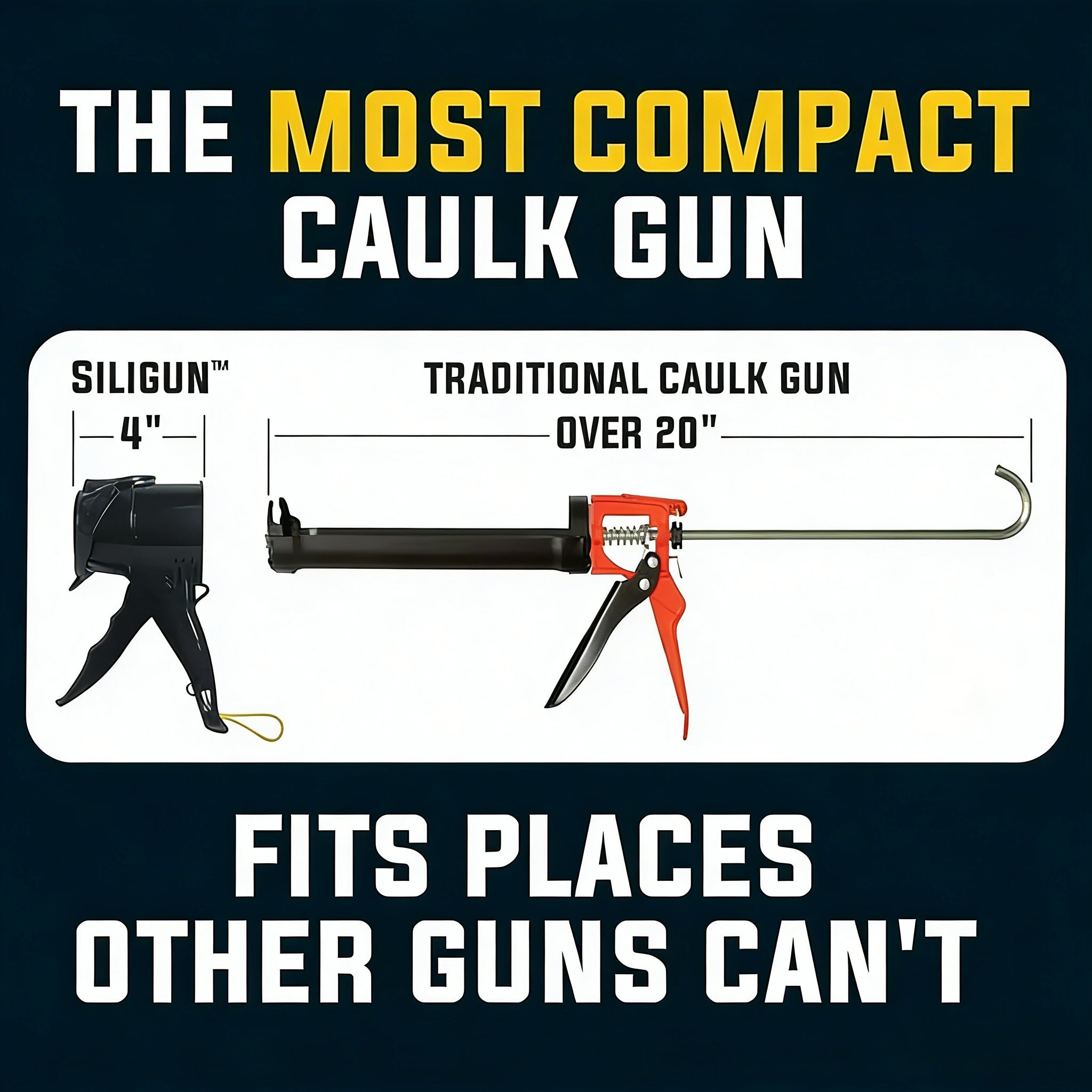 Caulking Gun – Anti-Drip, 12:1 Thrust Ratio