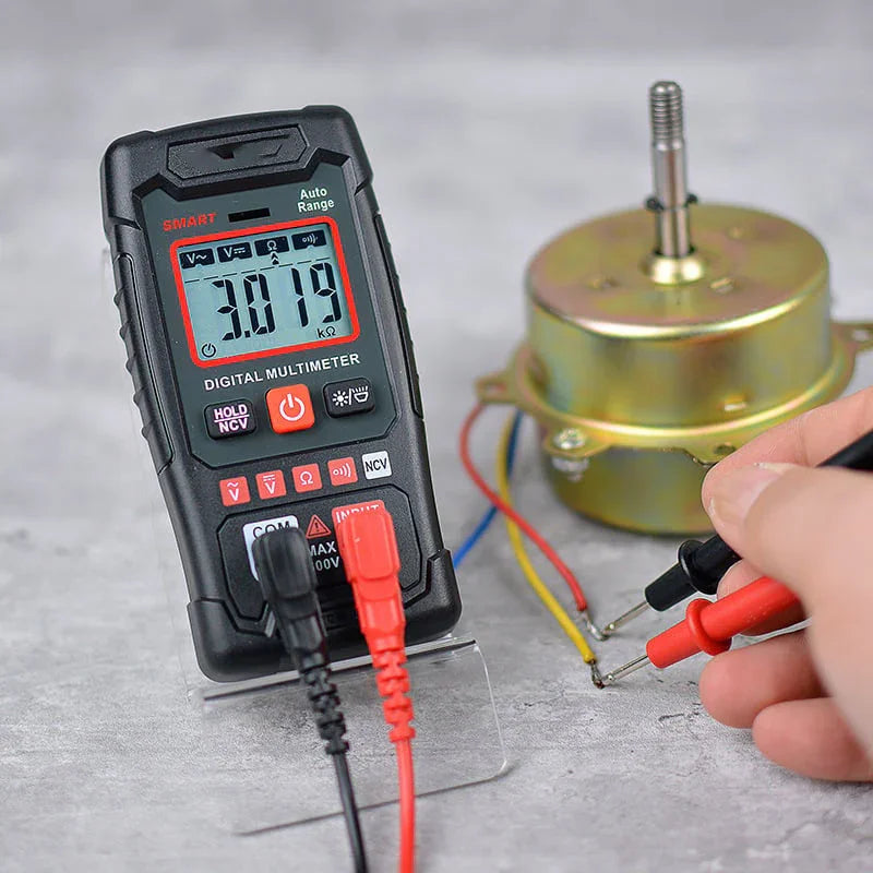 Smart Anti-Burn Multimeter! 4000-Count Auto-Ranging, Palm-Sized Zero-Fail Measurement Tool