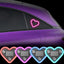 Promotion - Solar Powered Wireless LED Heart Shape C-Pillar Neon Light