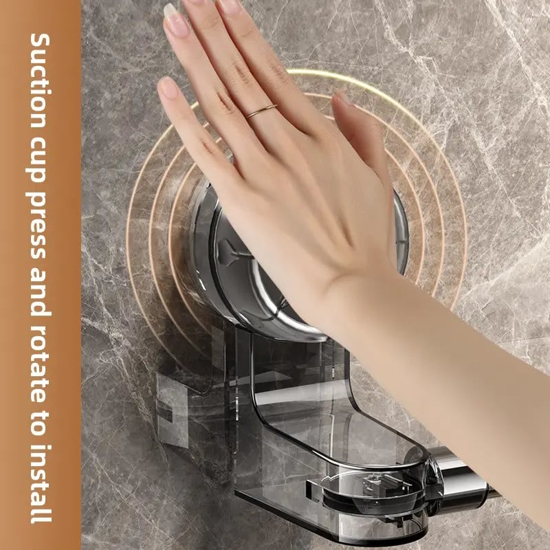 Wall-Mounted Towel Rack with Strong Suction – No Tools Needed