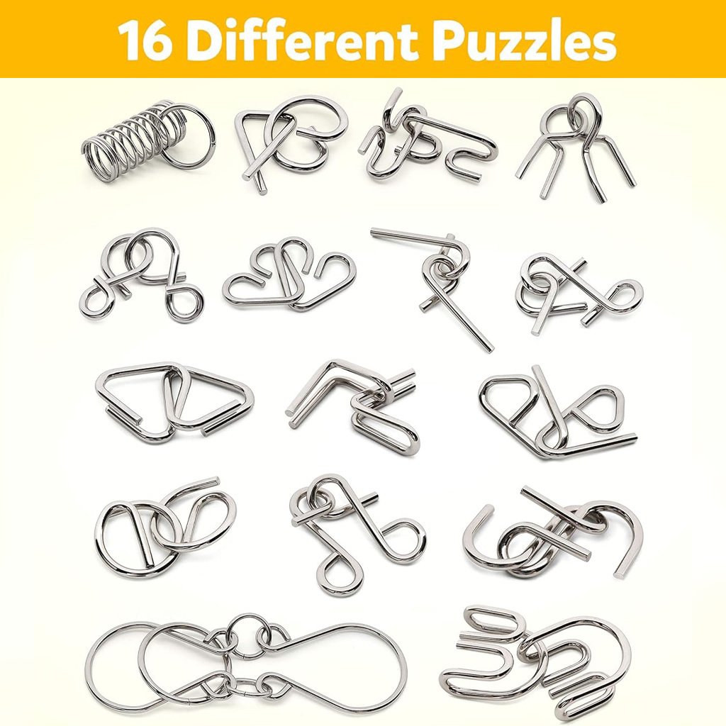 The Best Christmas Gift Metal Montessori Puzzle Solving