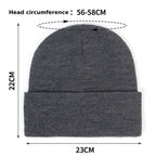 Winter Unisex Soft Slouchy Knitted Hat