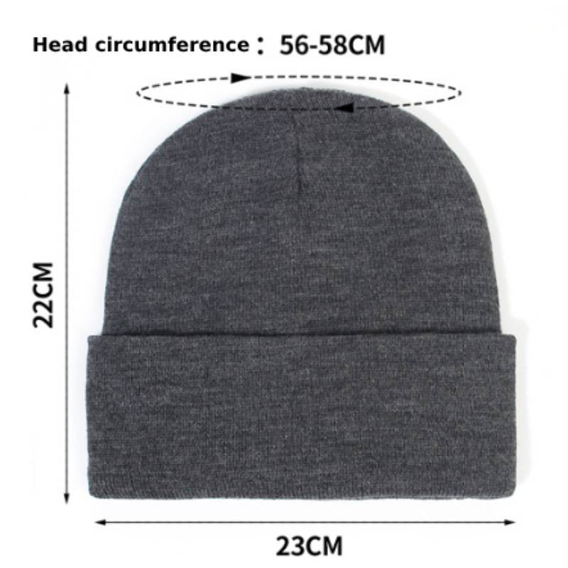 Winter Unisex Soft Slouchy Knitted Hat