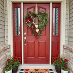 Valentine’s Day Farmhouse Valentine Heart Wreath