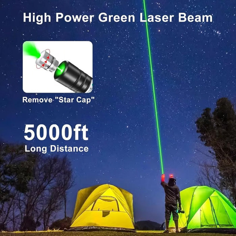 USB Rechargeable High Power Laser Flashlight