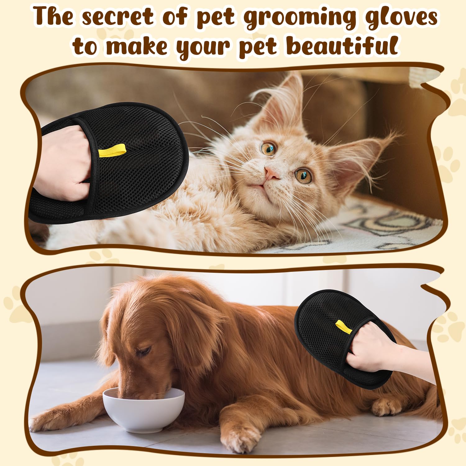 Hot-Save Pet Hair Remover Electrostatic Gloves