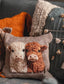 Personalized Scottish Highland Cattle Pillow Cover