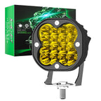 Amber LED Light Bar – Adjustable Curved/Straight Linkable Off-Road Lights