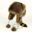 Raccoon Tail Mood Hat – Retro Y2K Detachable Fluffy Earmuffs, Hypoallergenic Winter Accessory, Machine-Washable, Cozy Cottagecore Style for Outdoor and Casual Wear