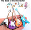4Pcs Wooden Miniature Electric Guitar-Miniature Bass Guitar Model