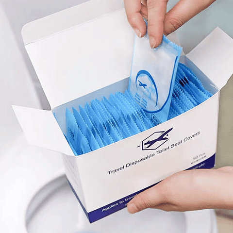 Disposable Plastic Toilet Seat Cover - No Worry Of Public Toilet Anymore