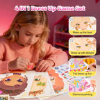 Top-selling gift of Special Diamond Painting & Princess Book Makeup Craft Kits Foil Art Books Set Play on Paper