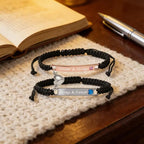 Valentine's Day - Adjustable couple bracelets with heart charm for love