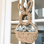 Easter ! - Bunny Basket Hanging Wall Pocket Spring Decor