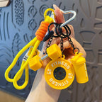 Fitness Keychain Set, MSilicone Dumbbell Kettlebell Weight Plate Keychains