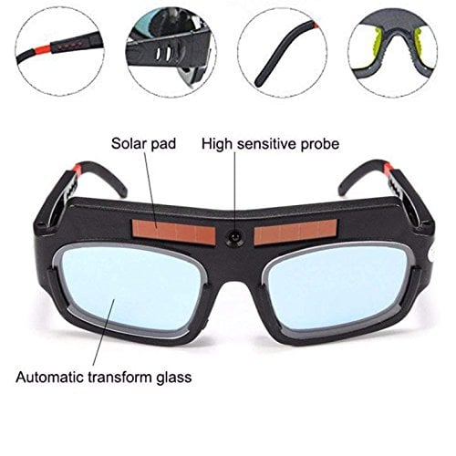 Hot Deal ! – Solar Auto-Darkening Welding Goggles – Eye Protection with Smart Light Control