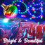 New Year Big Sale Colorful Rotating Disco Ball Light