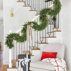 Christmas Artificial Cypress Leaf Vine Wreath