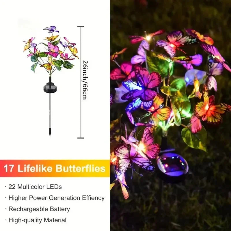 For a ! Offers-Solar Outdoor Butterfly Lights