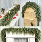 Christmas Artificial Cypress Leaf Vine Wreath