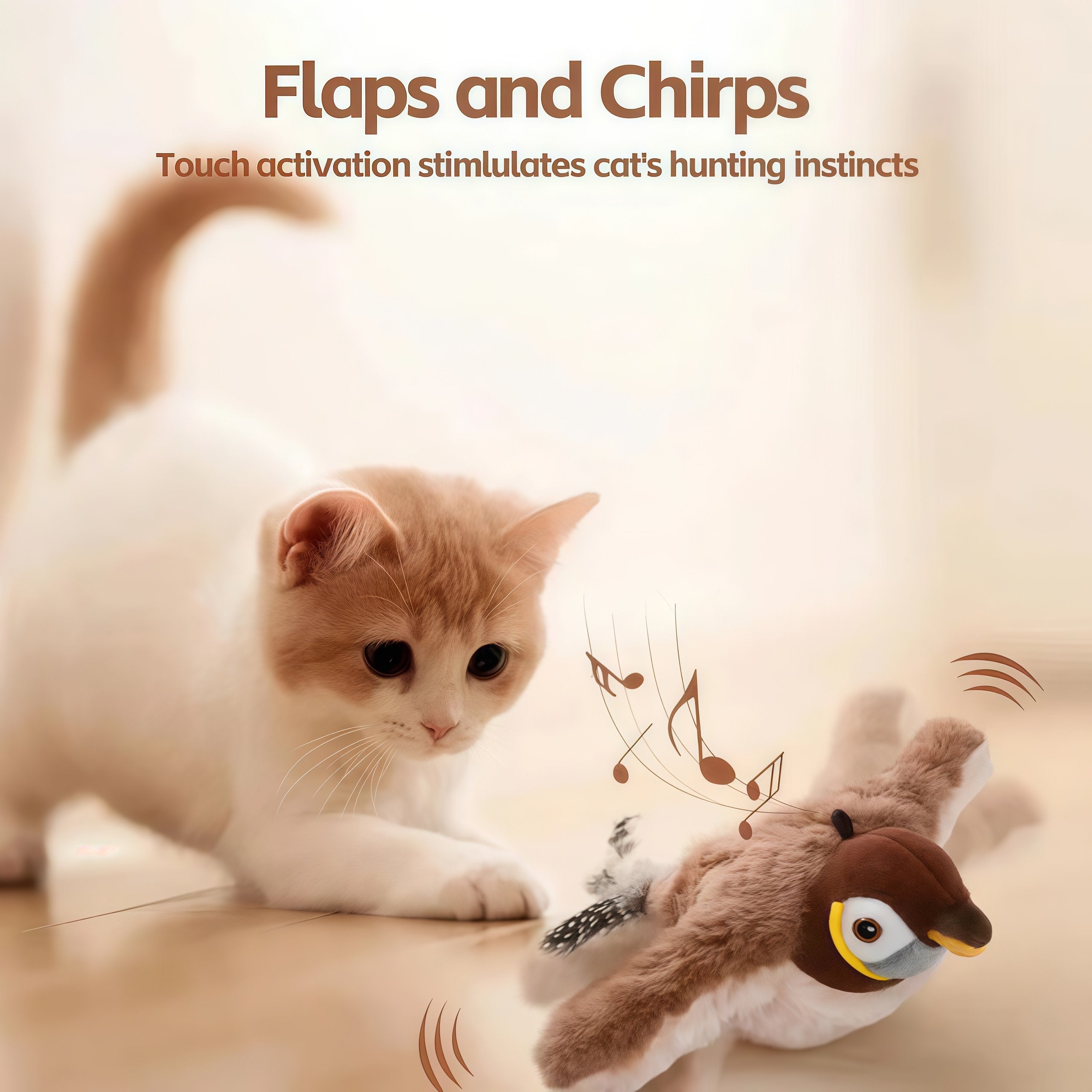 Christmas - Interactive Flying Bird Cat Toy