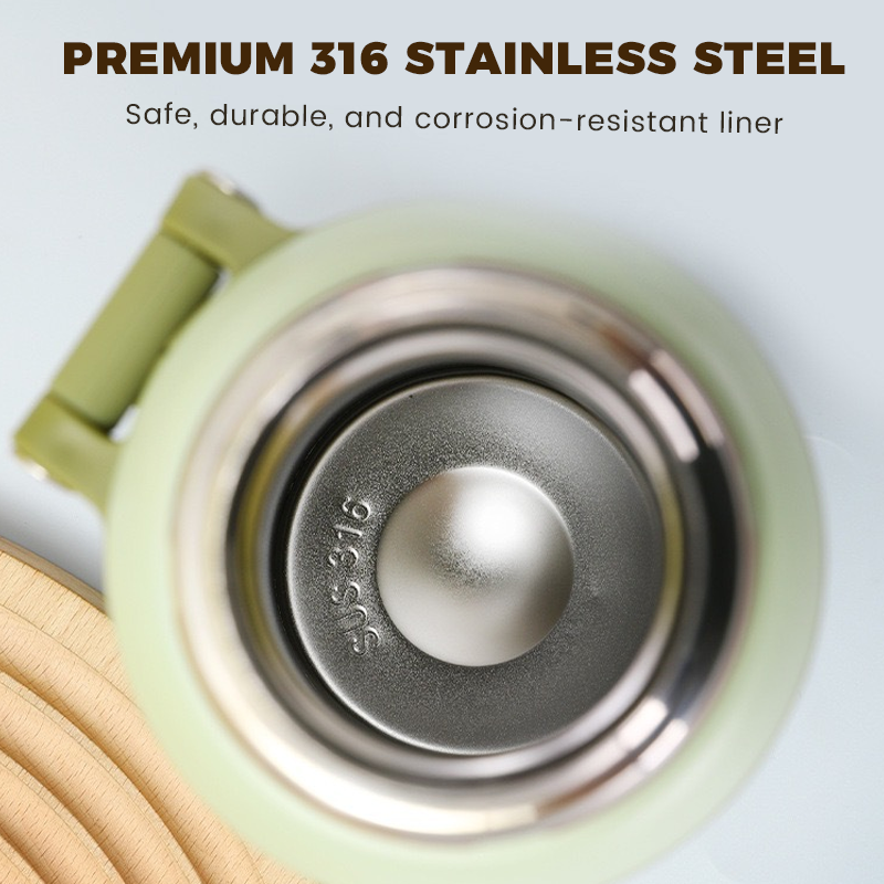 2 in 1 Stainless Steel Vacuum Insulated Bottle with Lidded Cup