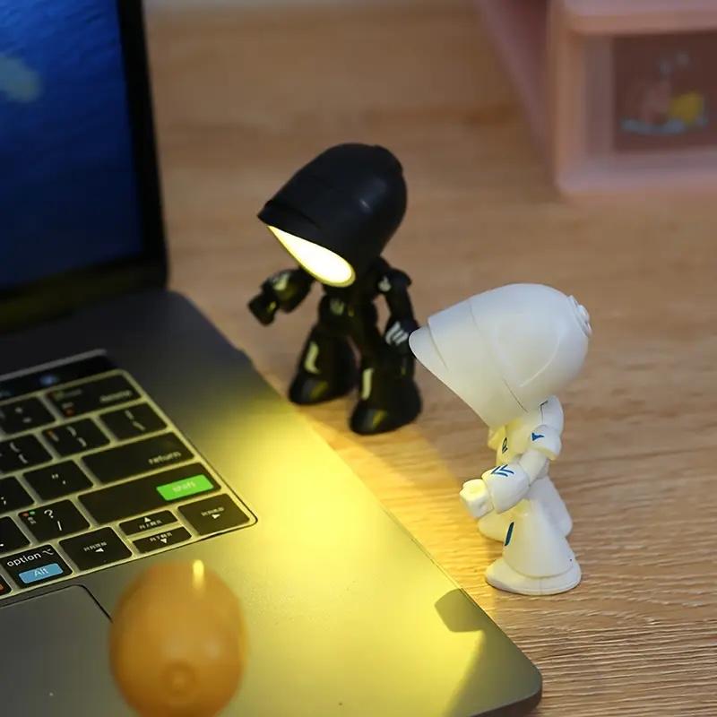 Lonely Robot Cartoon Cute Robot Design Companion Table Light