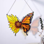 Butterfly Sunflower Suncatcher
