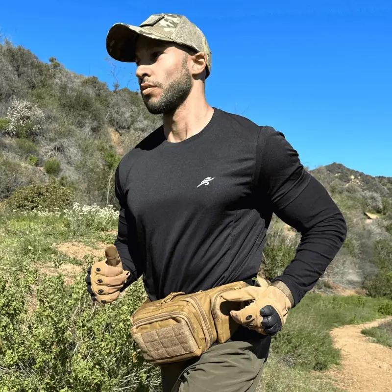 Tactical Full Finger Gloves with Soft Knuckle Protection