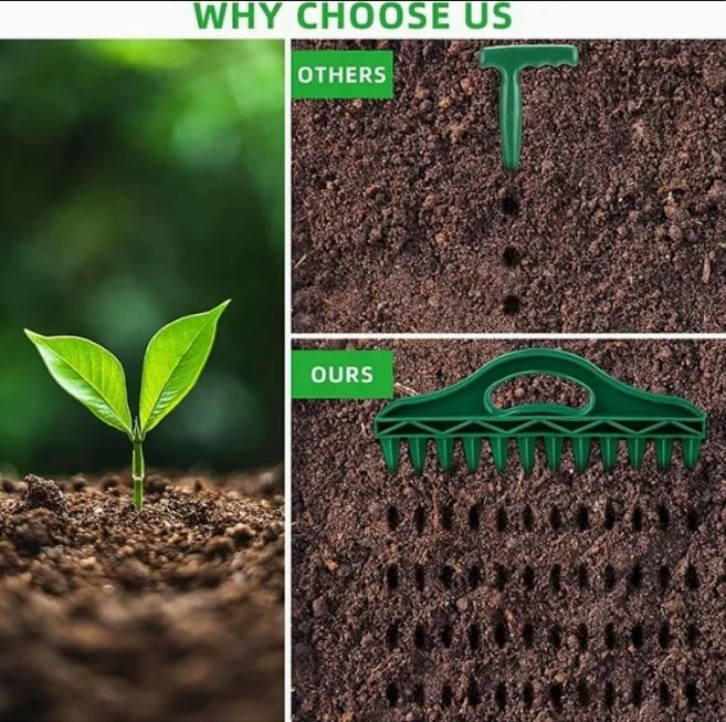 Transform Your Garden - Professional Garden Dibber – Effortless Seed Planting Tool
