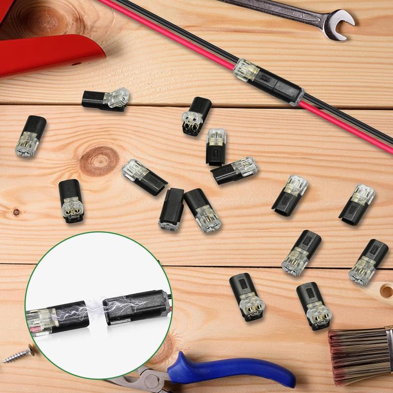 Final Day – Ends Tonight! Double-Wire Connector with LOCKING Buckle ! Secure lock, no slips. The reliable choice for safe, solid connections