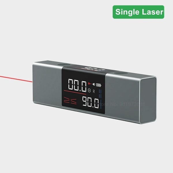 New Year 2 in1 Laser Angle Ruler Protractor