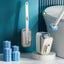 Disposable Replacement Wall-Mounted Innovative Toilet Brush Set