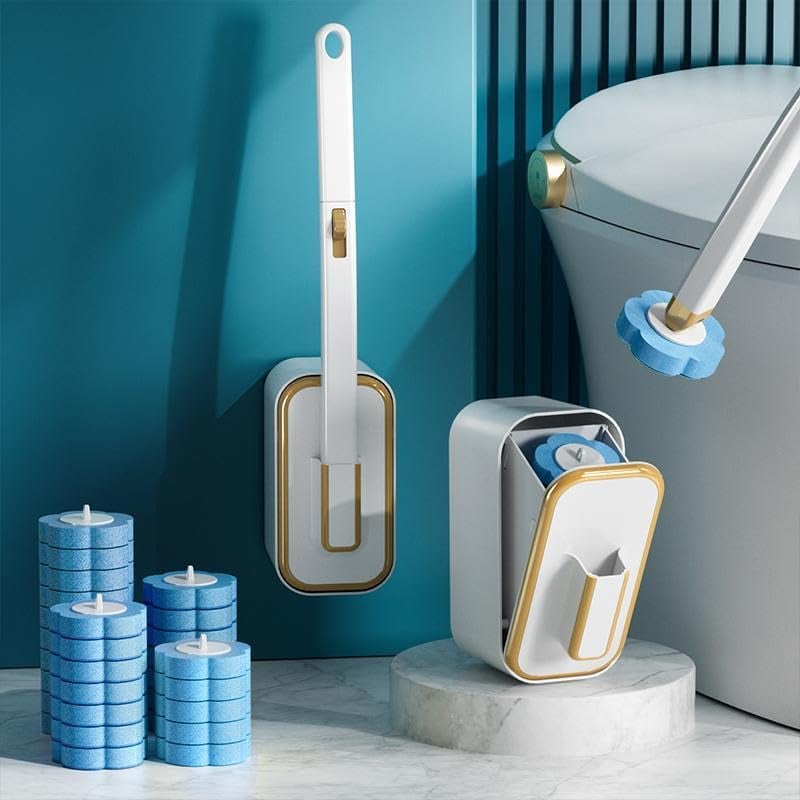 Disposable Replacement Wall-Mounted Innovative Toilet Brush Set