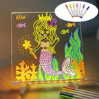 Christmas LED Note Board Buy 1 Get 7 Colour Pens For Free