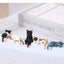 Hand-Painted Mini Cat Desk Figurines