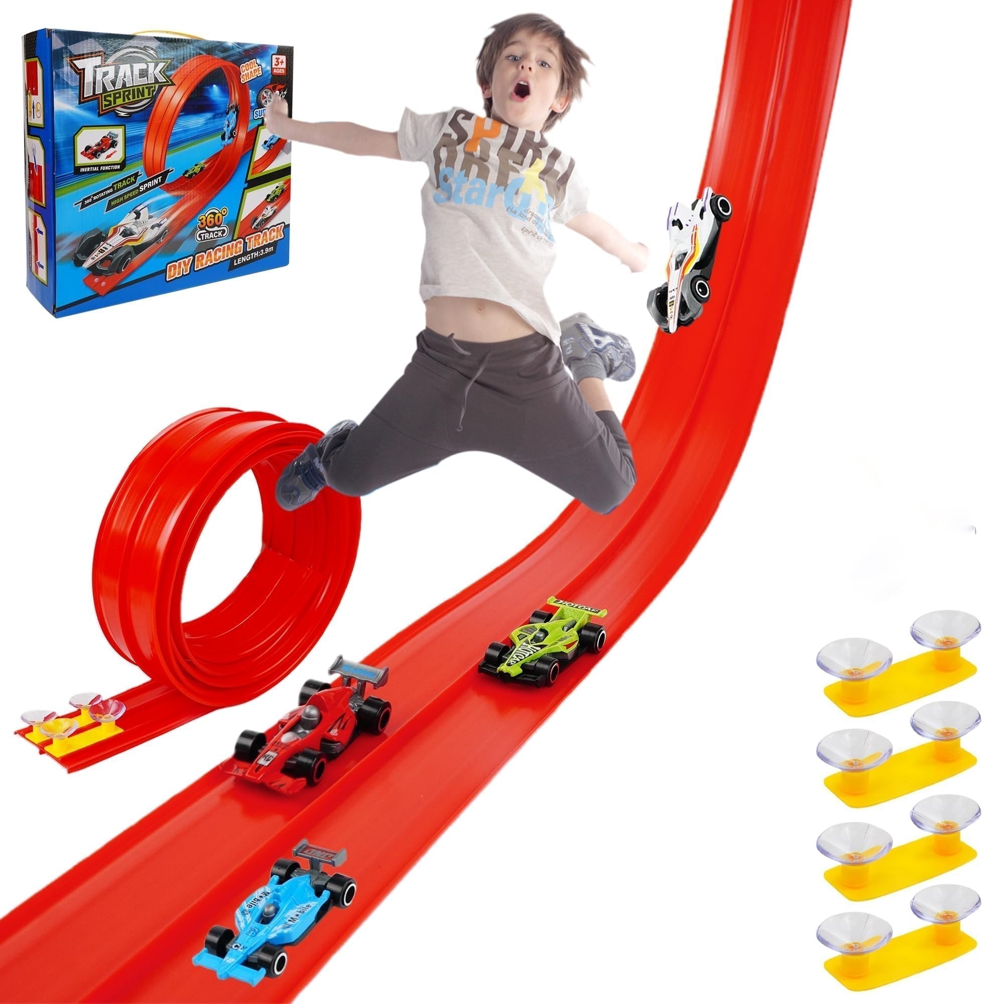 Early Christmas DIY Flexible Racing Track Toy